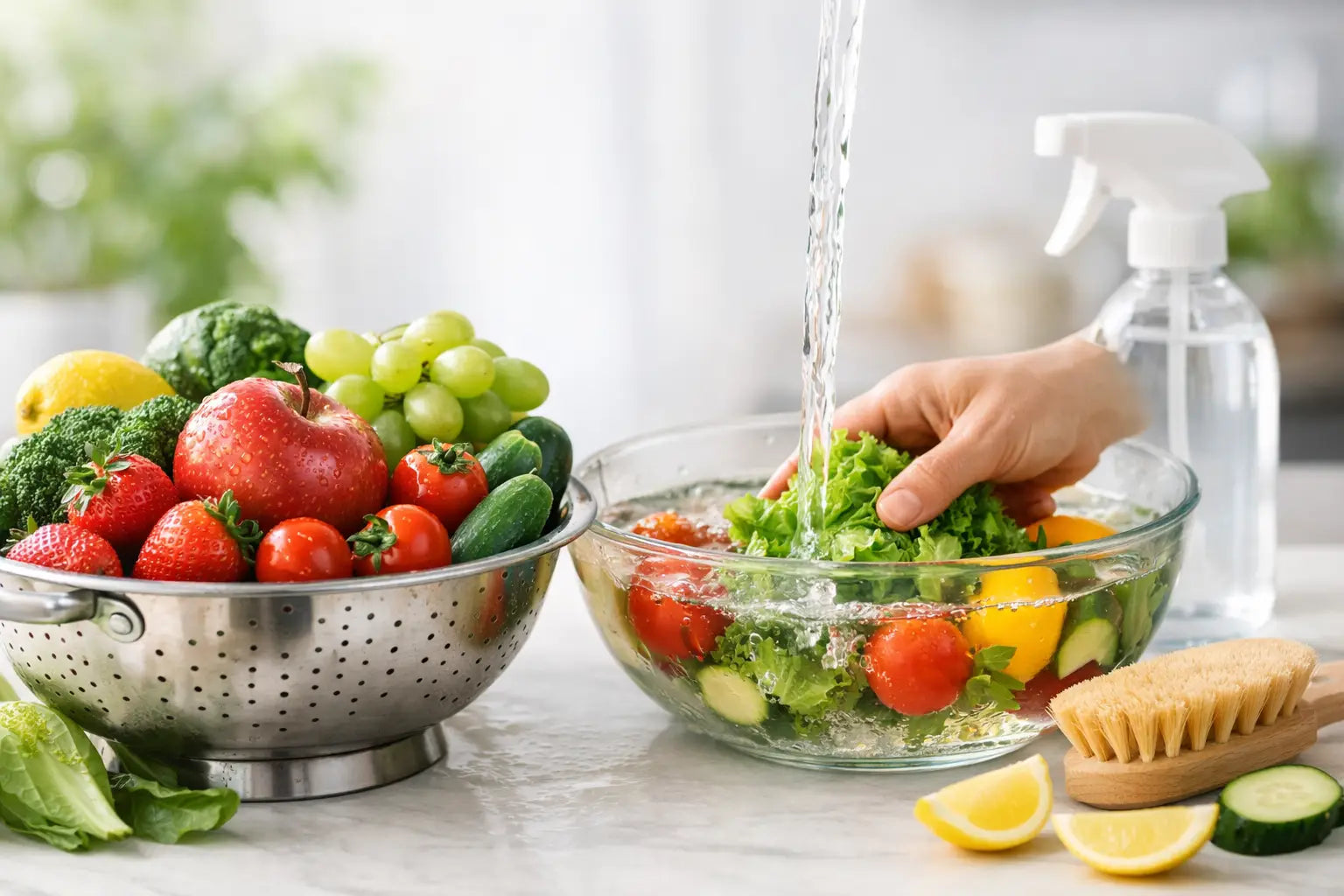 Quel est le meilleur nettoyant fruits légumes ?